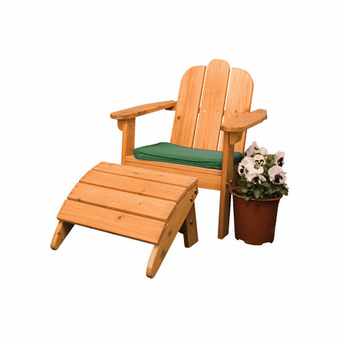 Adirondack Kids Chair & Ottoman