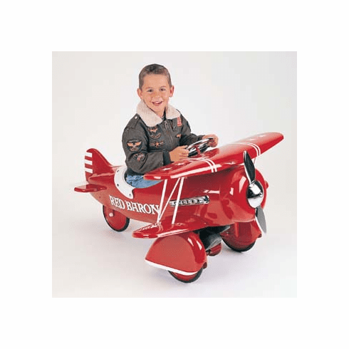 Red Baron Kids Pedal Plane