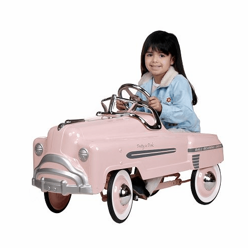 Pretty In Pink Girls Pedal Car