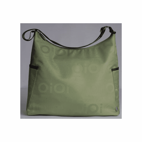 Green Jacquard Hobo Baby Diaper Bag