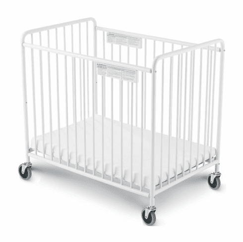 Chelsea Compact-Size Steel Crib w/ Adjustable Posture Board by Foundations