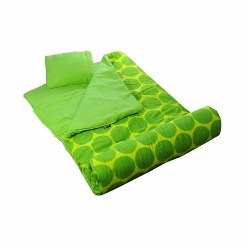 Big Dots - Green Sleeping Bag