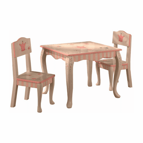 Princess and Frog Girls Table & Chairs Set by Teamson Kids
