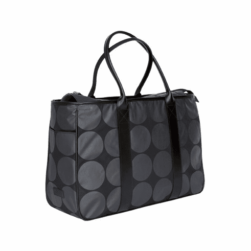 Charcoal / Lime Tote Diaper Bag