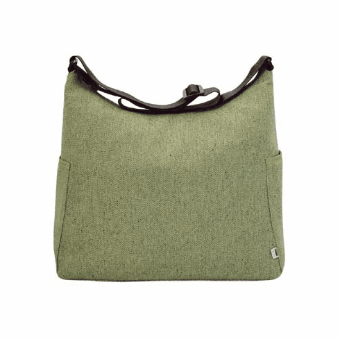 Pistachio Herringbone Hobo Baby Diaper Bag