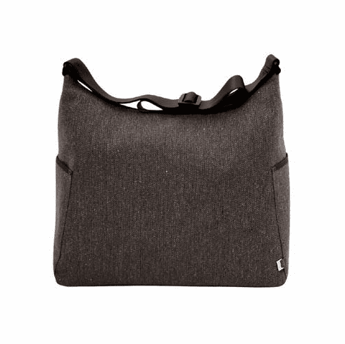 Chocolate Herringbone Hobo Baby Diaper Bag