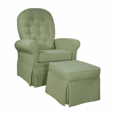 Demare Gliders Upholstered Glider Rocker & Ottoman 2359