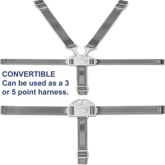 Todays Kids High Chair Straps, Compatible with Graco Highchairs, Replacement Harness Straps for most 5 Point High Chairs, Replacement High Chair Belt
