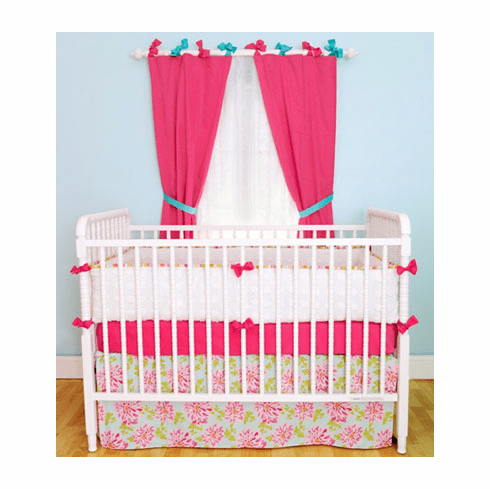 Bloomin' Dahlia 3 Pc Crib Bedding Set