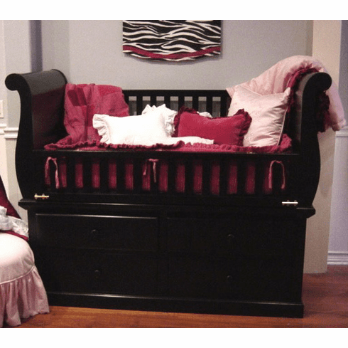 Sleigh 5-in-1 Convertible Baby Crib