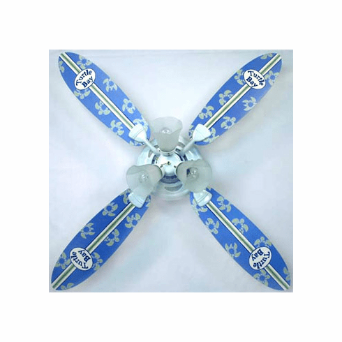 Turtle Bay Surfboard Childrens Ceiling Fan with Lights