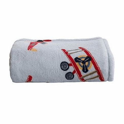 Airplane Micro Raschel Throw