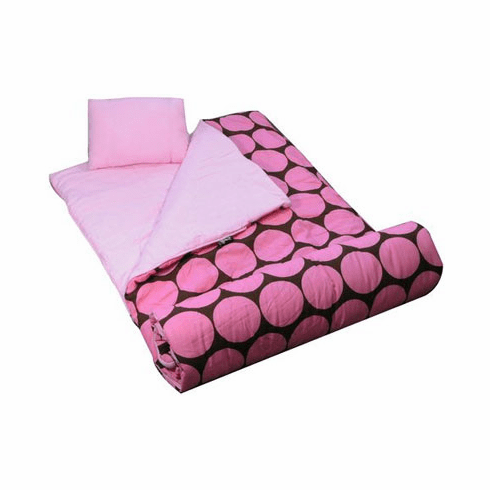 Big Dots - Pink Sleeping Bag