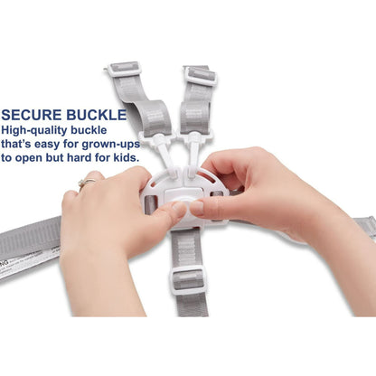 Todays Kids High Chair Straps, Compatible with Graco Highchairs, Replacement Harness Straps for most 5 Point High Chairs, Replacement High Chair Belt