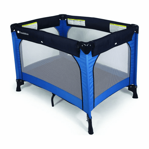 Celebrity Portable Crib - Blue by Foundations